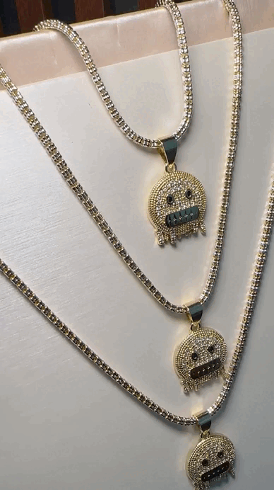 CADENA ICE CHAIN + EMOJI ICE - 50 O 60 CM