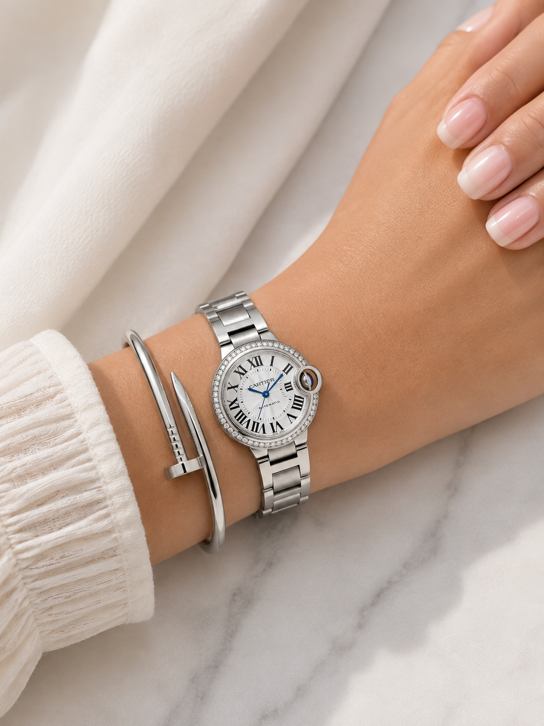 BALLON BLEU AA - SILVER DIAMOND 28MM + PULSA JUSTE UN CLOU GRATIS