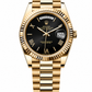 DAYDATE PRESIDENTE DORADO CARA NEGRA ROMAN DIAL  - AAA