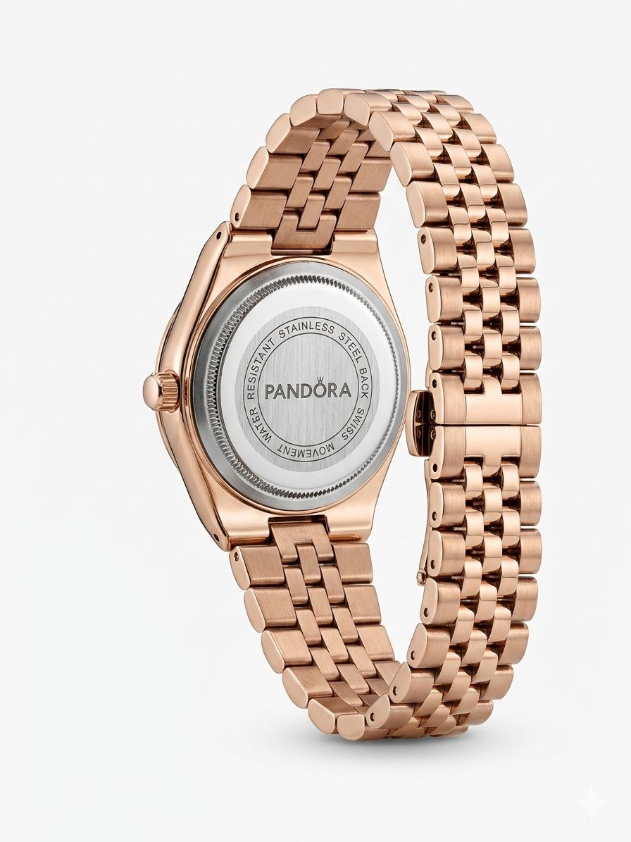 RELOJ PANDORA - ROSE GOLD + PULSA UN CLOU