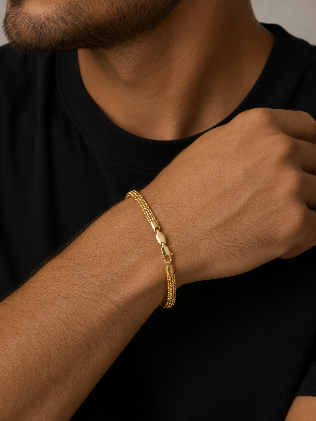 PULSA ICE CHAIN GOLD - 18 CM