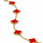 COMBO ALHAMBRA COLLAR - PULSERA - ARETES Y ANILLO RED - VᗅN-CLᎬᎬF