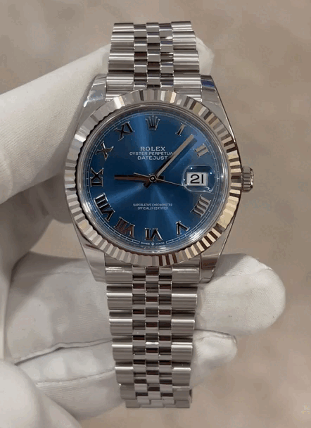 DATEJUST FONDO AZUL ROMAN DIAL AAA