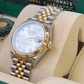 DATEJUST DOBLE TONO FONDO PLATEADO DIAMOND DIAL AAA