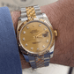 DATEJUST DOBLE TONO FONDO DORADO DIAMOND DIAL AAA