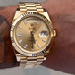 DAYDATE PRESIDENTE DORADO CARA DORADA DIAMOND - AAA