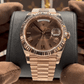 DAYDATE PRESIDENTE ROSE GOLD CHOCOLATE - AAA