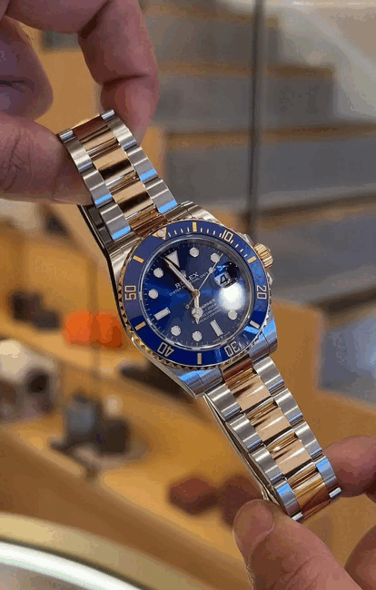 SUBMARINER DATE DOBLE TONO BLUESY - AAA