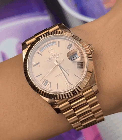 DAYDATE PRESIDENTE EVEROSE GOLD SUNDUST - AAA