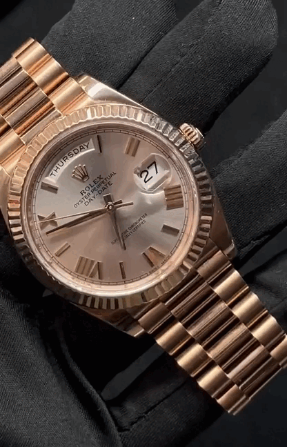 DAYDATE PRESIDENTE EVEROSE GOLD SUNDUST - AAA