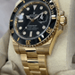 SUBMARINER DATE GOLD BLACK DIAL - AAA